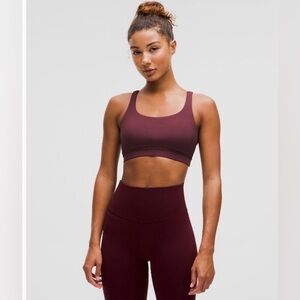 Lululemon Energy Bra Garnet